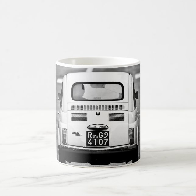 Fiat 500 in Rom Kaffeetasse (Mittel)
