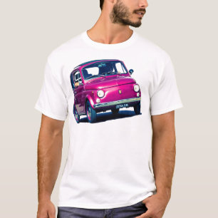 Fiat 500 in Rom, T-Shirt, klassisches Cinqucento T-Shirt