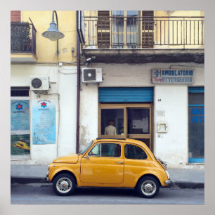 Fiat 500 poster