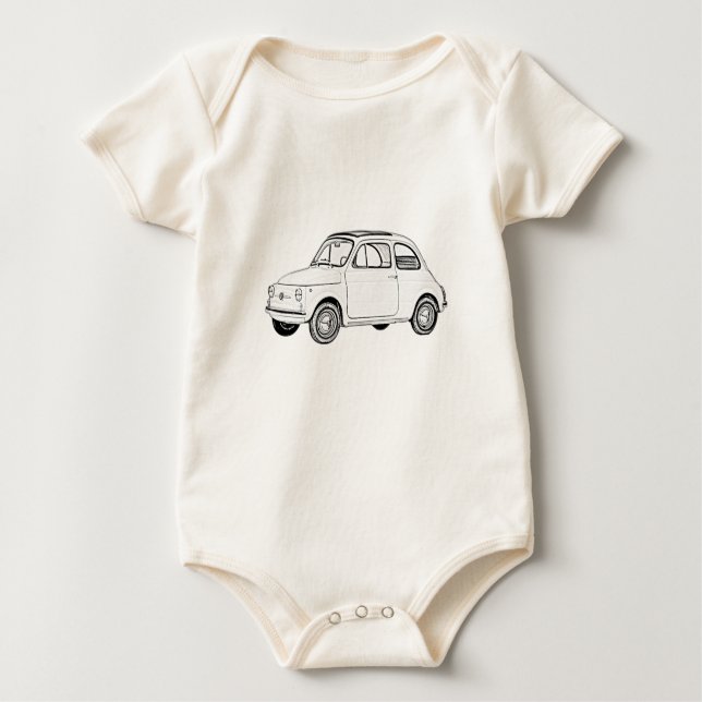 Fiat 500 Topolino Hoodie (Vorderseite)