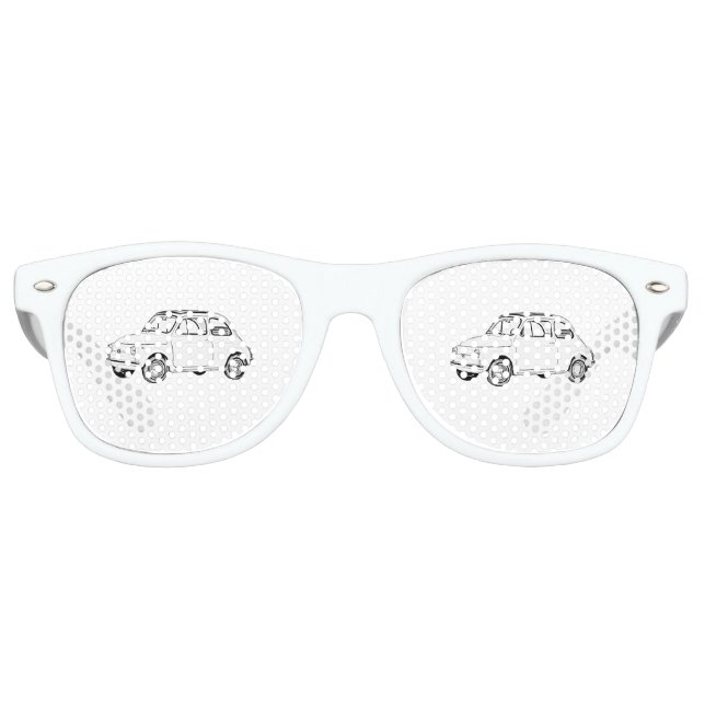 Fiat 500 Topolino Partybrille (Vorderseite)