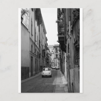 Fiat Cinquecento in Verona Postkarte