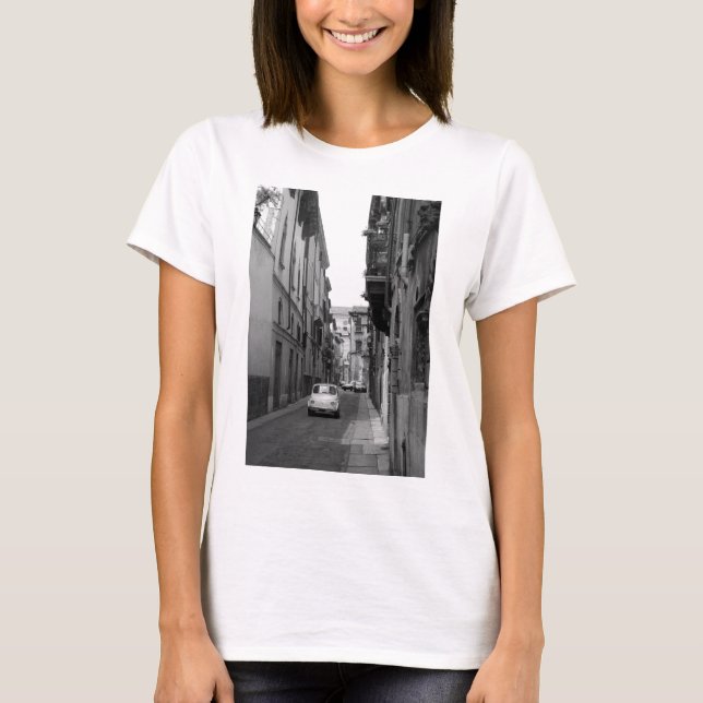 Fiat Cinquecento in Verona T-Shirt (Vorderseite)
