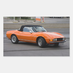 Fiat Dino Spider Rechteckiger Aufkleber