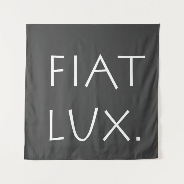 Fiat Lux Wandteppich (Vorderseite)