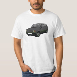 Fiat Panda 45 Mk1 (Tipo 141) Schwarz T-Shirt
