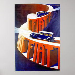 Fiat-Plakat Poster
