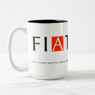 FIATS-TASSE ZWEIFARBIGE TASSE