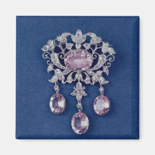 Fibel in Form einer Blume, c.1780 Magnet