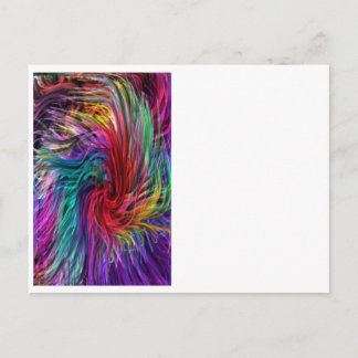 FIBER Threads Spaghetti - Sparkle Grafik Postkarte