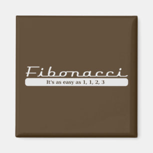 Fibonacci... Es ist so einfach wie 1, 1, 2, 3 Magnet