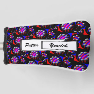 Fibonacci "Fish Black" von Kenneth Yoncich Golf Headcover