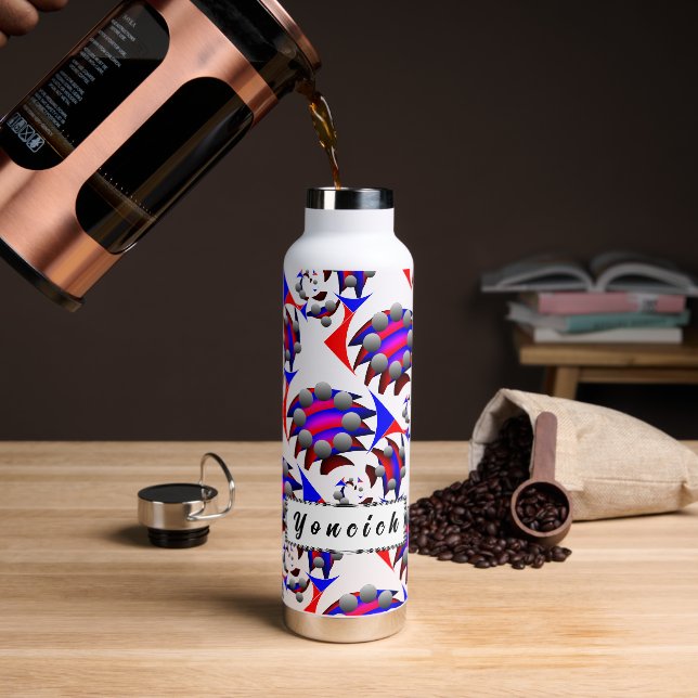 Fibonacci "Fish" von Kenneth Yoncich Trinkflasche (Kaffee)