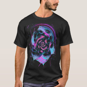 Fibonacci-Folge-Blumen-Vaporwave-Ästhetik T-Shirt