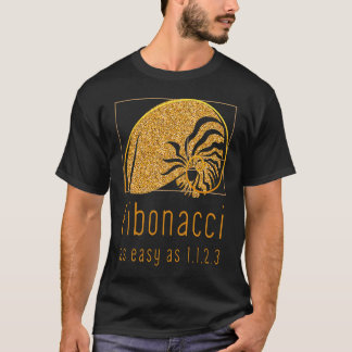 Fibonacci-Folge & Goldener Schnitt Natur Nautilus T-Shirt