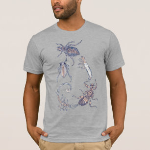 Fibonacci Frischwasser-Bug-Spirale T-Shirt