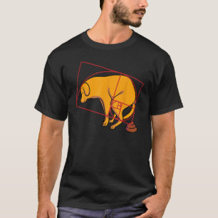 Fibonacci Golden Ratio Dog Meme T-Shirt