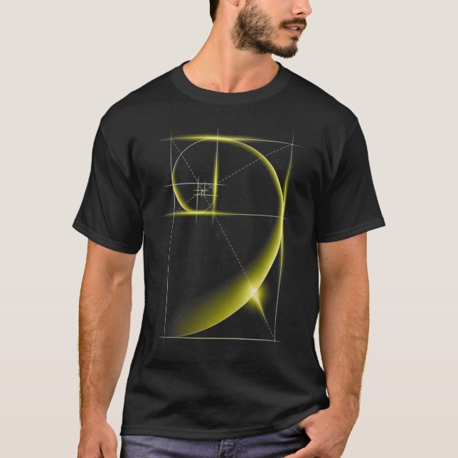 Fibonacci Golden Ratio T-Shirt (Vorderseite)