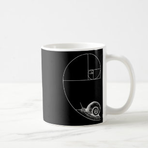 Fibonacci mit Schneckenmathematik Mathematik Lehre Kaffeetasse