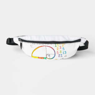 Fibonacci Sequence & Golden Ratio Math Fanny Pack Bauchtasche