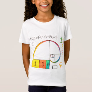 Fibonacci Sequence & Golden Ratio Math T - Shirt