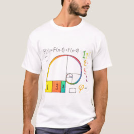 Fibonacci Sequence & Golden Ratio Math T - Shirt
