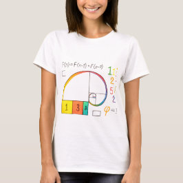 Fibonacci Sequence & Golden Ratio Math T - Shirt