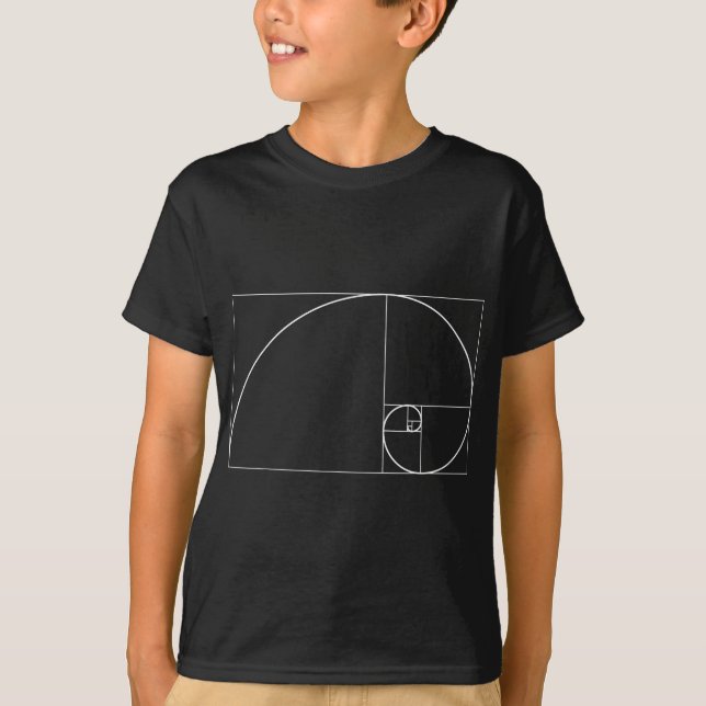 Fibonacci Sequence Golden Ratio Rule T-Shirt (Vorderseite)