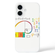 Fibonacci Sequence Spiral iPhone Case
