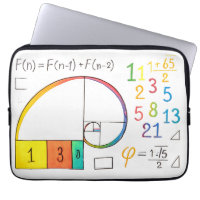 Fibonacci Spiral Electronics Sleeve
