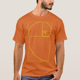 Fibonacci Spiral Golden Ratio Spiral T-Shirt