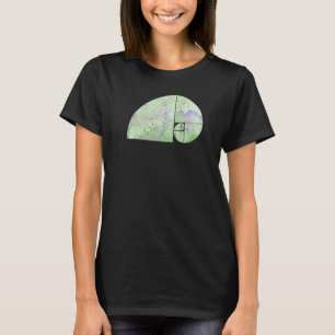 Fibonacci-Spirale-Elefant Goldener Schnitt grung T-Shirt