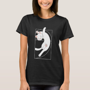 Fibonacci-Spirale-Katze T-Shirt