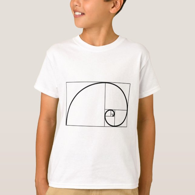 Fibonacci-Verhältnis T-Shirt (Vorderseite)