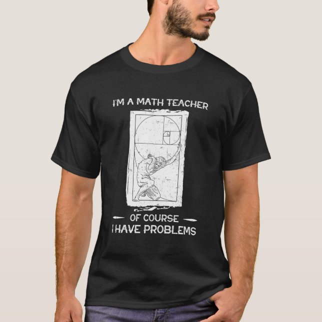 Fibonaccis Spiralmathematik T-Shirt (Vorderseite)