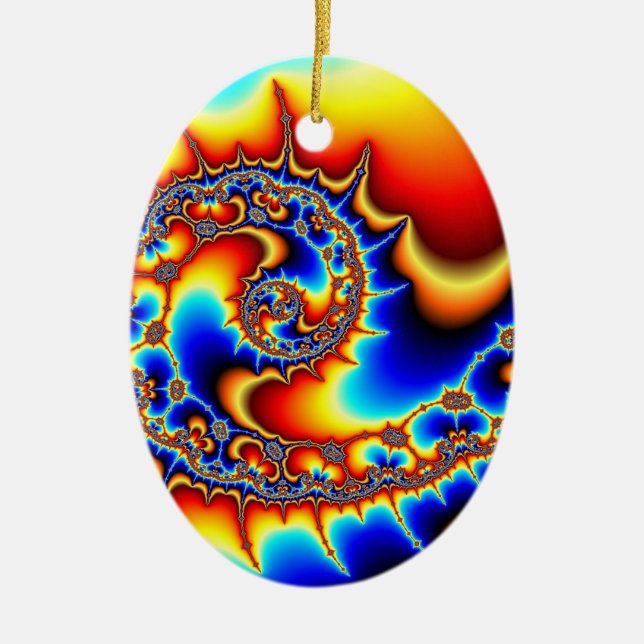 Fibonaccispikeral Keramikornament (Vorne)