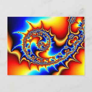 Fibonaccispikeral Postkarte