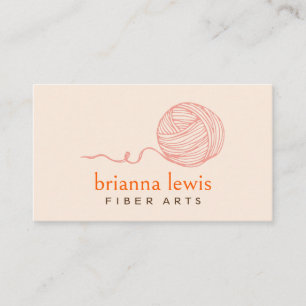 Fibre Artist Modern Yarn Business Card Visitenkarte