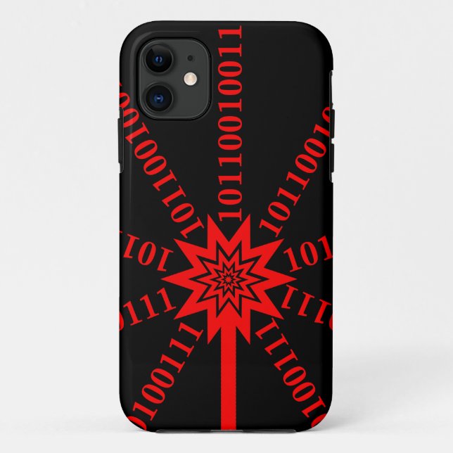 Fibre Optic Data Burst Case-Mate iPhone Hülle (Rückseite)