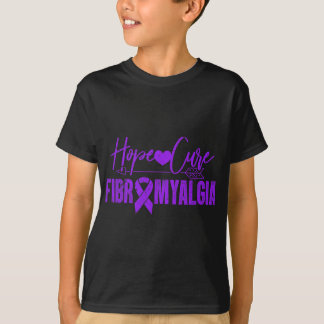 Fibro Awareness Hope Cure Fibromyalgie Fibromyosit T-Shirt