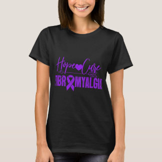 Fibro Awareness Hope Cure Fibromyalgie Fibromyosit T-Shirt