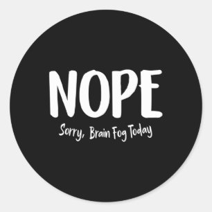 Fibro Fog Brain Fog Heute Lupus Bewusstsein Runder Aufkleber