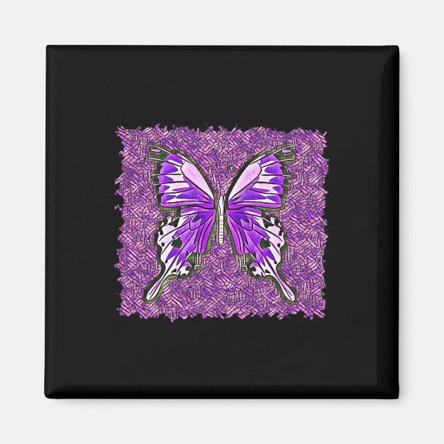 Fibro Lupus Glaskugeln Kunst-Spoonie Magnet (Vorne)