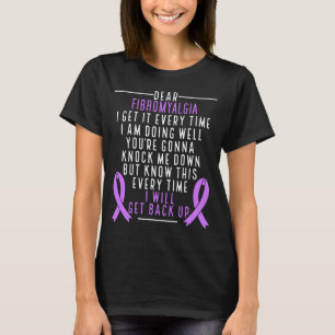 Fibro Warrior I will Fibromyalgie Bewusstsein T-Shirt