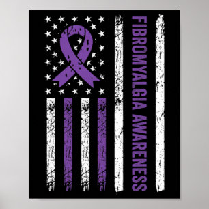 Fibro Warrior Lila Multifunktionsleiste Poster