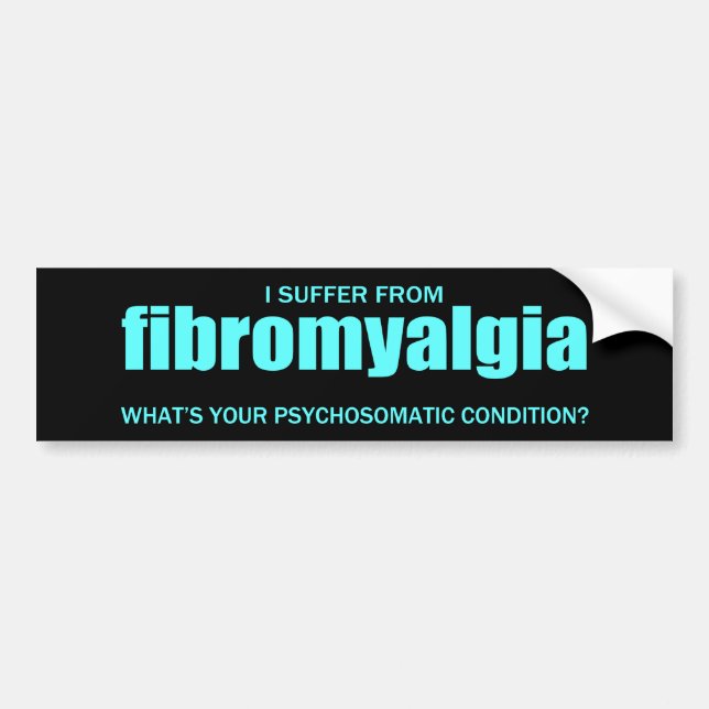 Fibromyalgia… Autoaufkleber (Vorne)