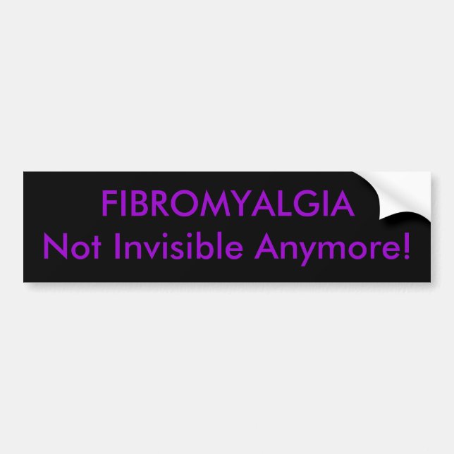 Fibromyalgia-Autoaufkleber Autoaufkleber (Vorne)