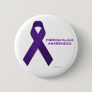 Fibromyalgia-Bewusstseins-Knopf Button
