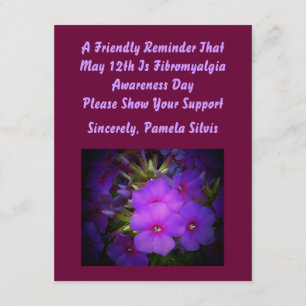Fibromyalgia-Bewusstseins-Tag laden ein Einladung