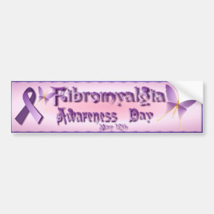Fibromyalgia-Bewusstseins-TagesShirts Autoaufkleber